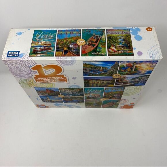 12 Puzzle‎ Pack Europe Italy love lake - Picture 2 of 6